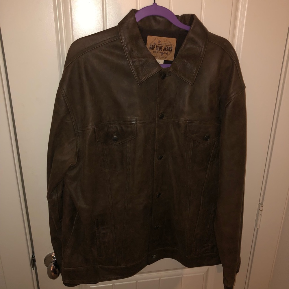 Gap Leather Jacket size XXL